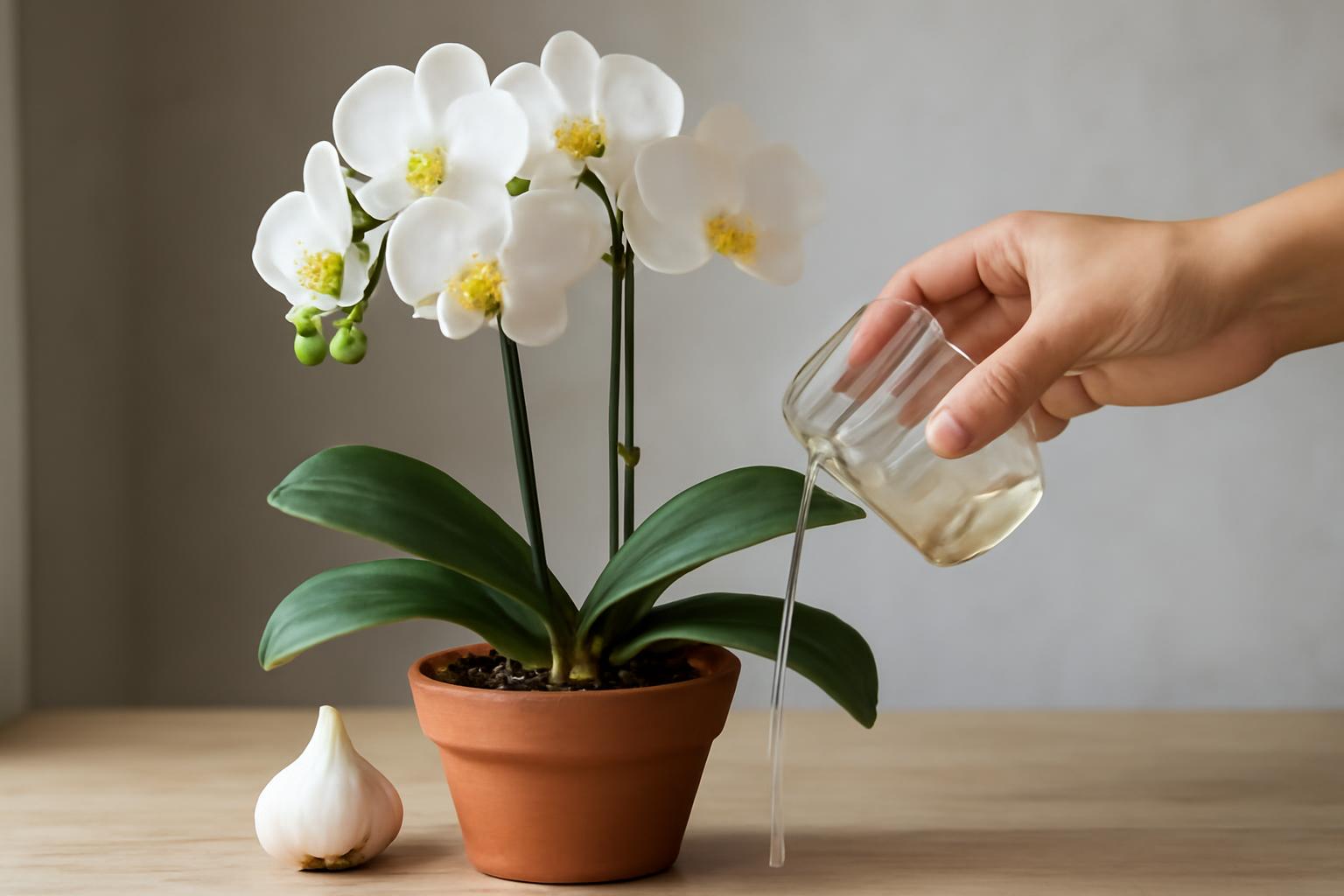 Kipróbáltuk az orchideák megmentését fokhagymás vízzel – Tényleg virágba borultak?